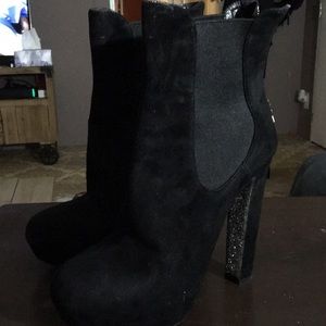 Miu Miu suede ankle boots